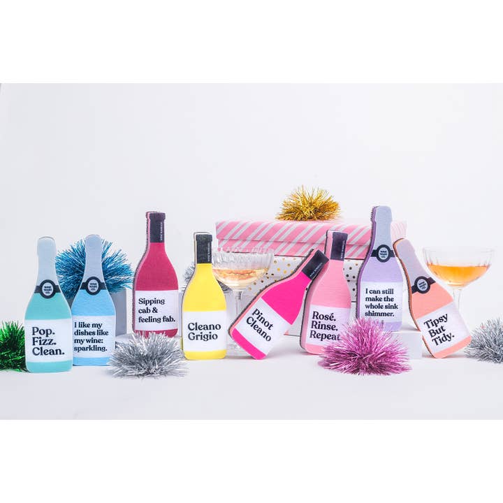 Wine Wash Co. - Wholesale Schoonmaaksponsjes - Scrubbly™ spons - Wine Time2