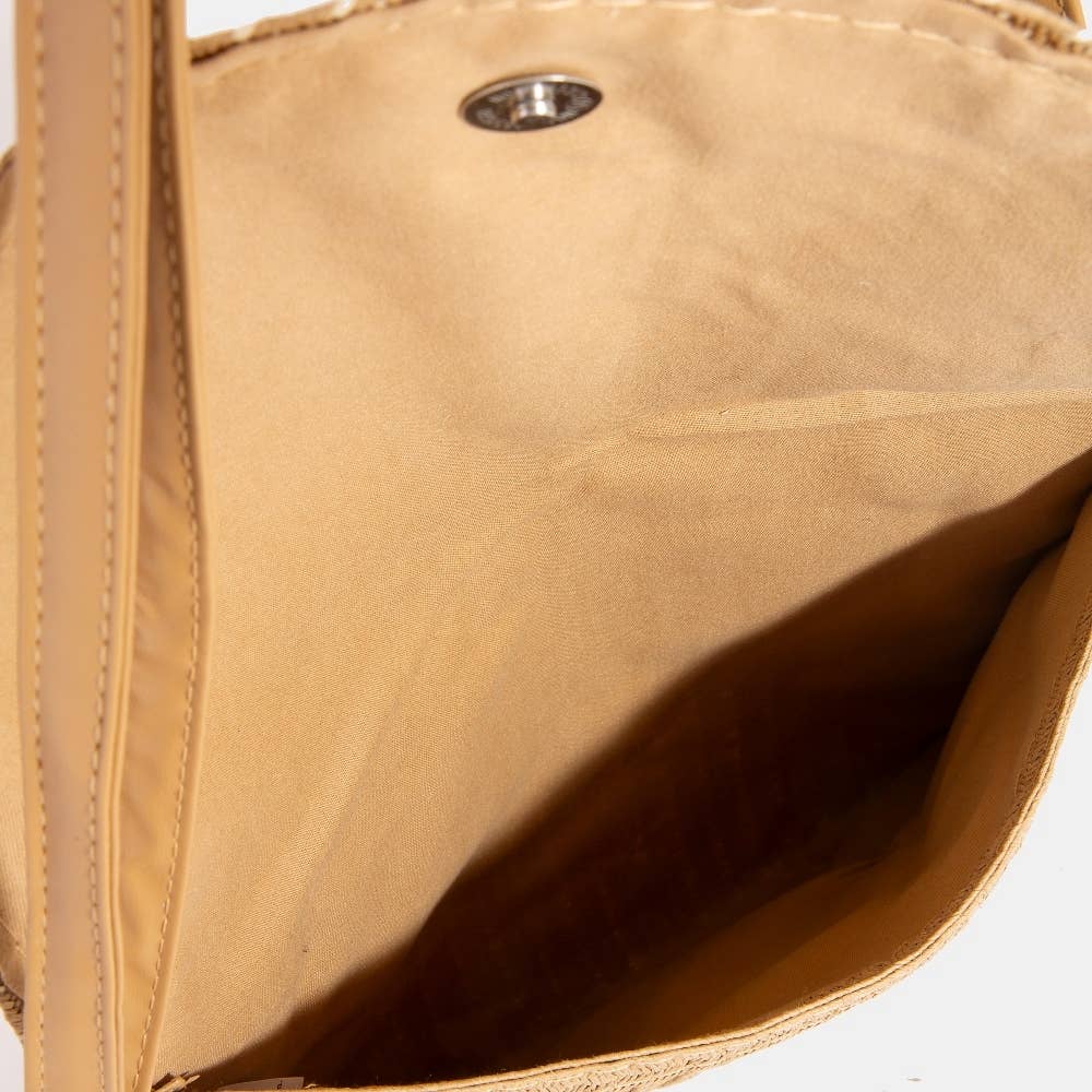 Collections by Fame Accessories - Wholesale Clutch Bag - Women's - Tight Woven Envelope Clutch Bag3