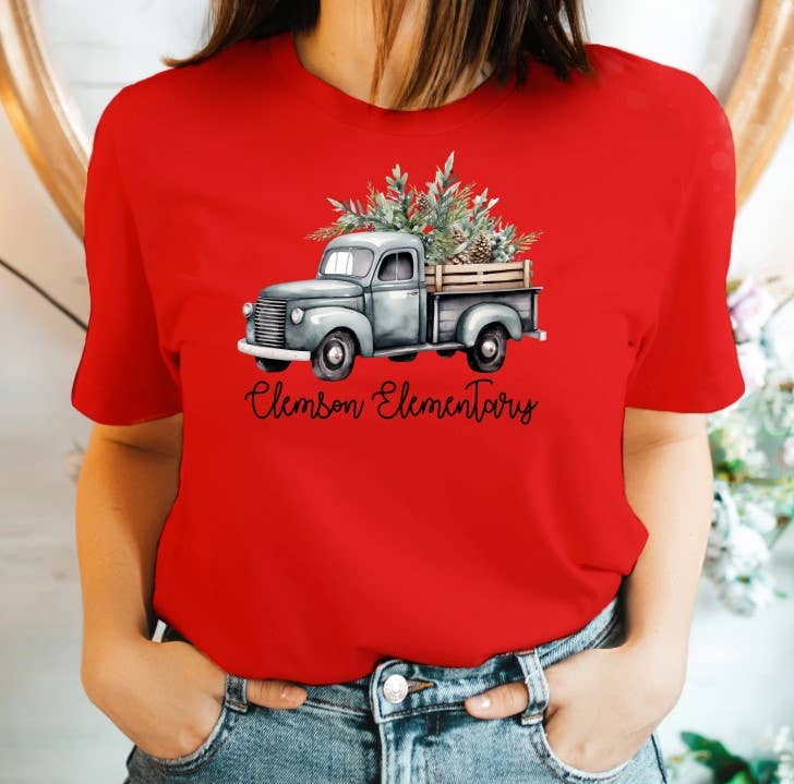 Ashton Grove Ltd Co - Wholesale Graphic Sweatshirt - Women's - Custom Holiday Vintage Truck Tee or Sweatshirt3