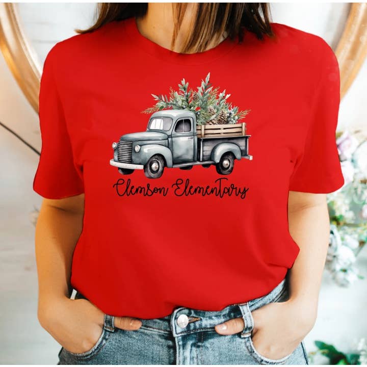Ashton Grove Ltd Co - Wholesale Graphic Sweatshirt - Women's - Custom Holiday Vintage Truck Tee or Sweatshirt3