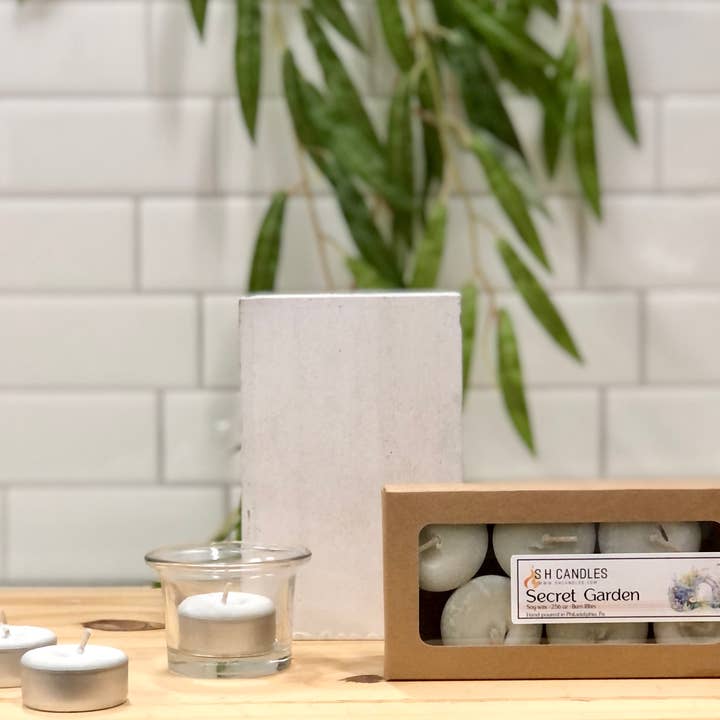 S H Candles - Wholesale Jar/Filled Candle - Secret Garden Soy Candle Collection1