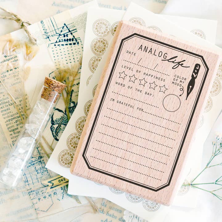 Stamp - Analog life for wholesale by Emadam - Art & Design