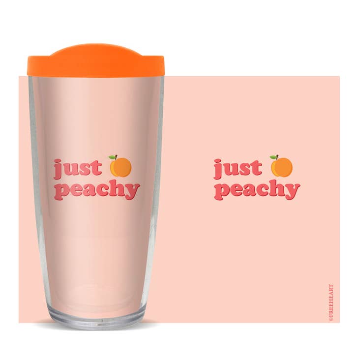 Just Peachy Tumbler for wholesale by FREEHEART