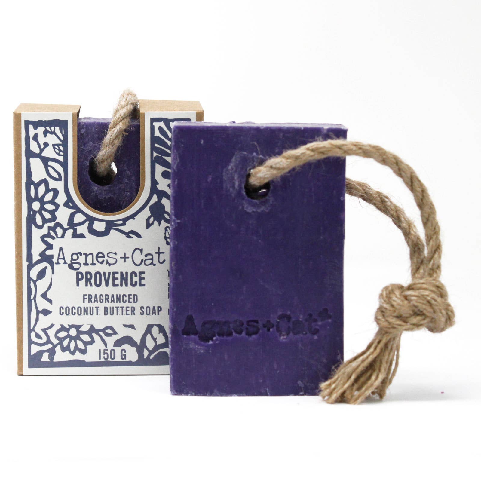 Agnes + Cat - Wholesale Bar Soap - Soap On A Rope 150g - Provence2