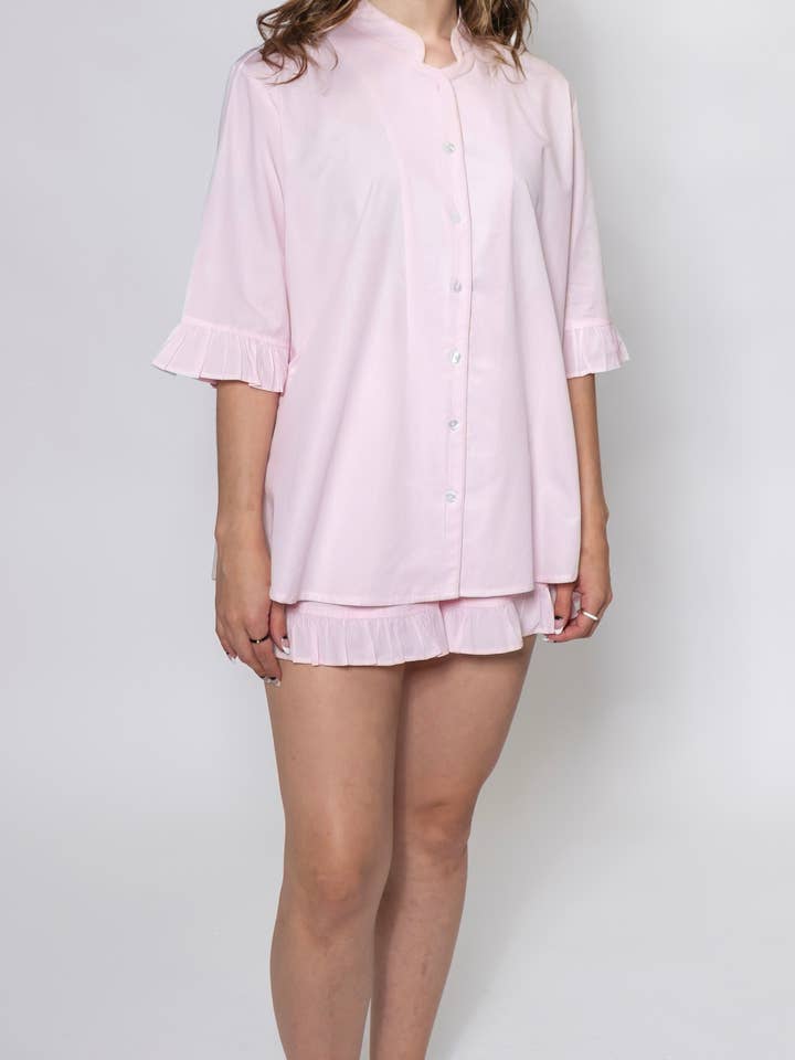 Conjunto manga mandarim, feminino por atacado de Carvalho Couture