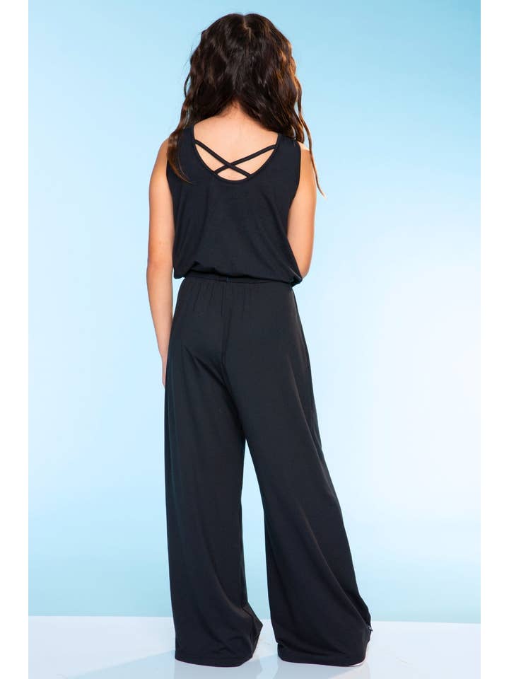 PixieLane - Wholesale Jumpsuit - Kids - Simply Soft Tank Wide Leg Jumpsuit
