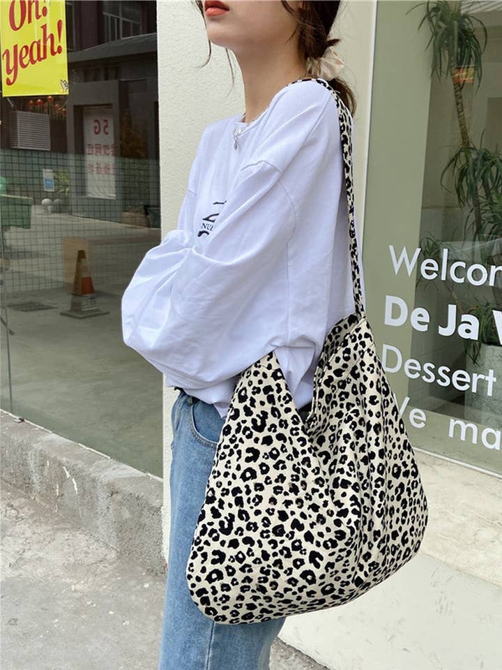 CWAB3894_PRINTED SINGLE SHOULDER SHOPPING BAG CANVAS BAG for wholesale by NINEXIS