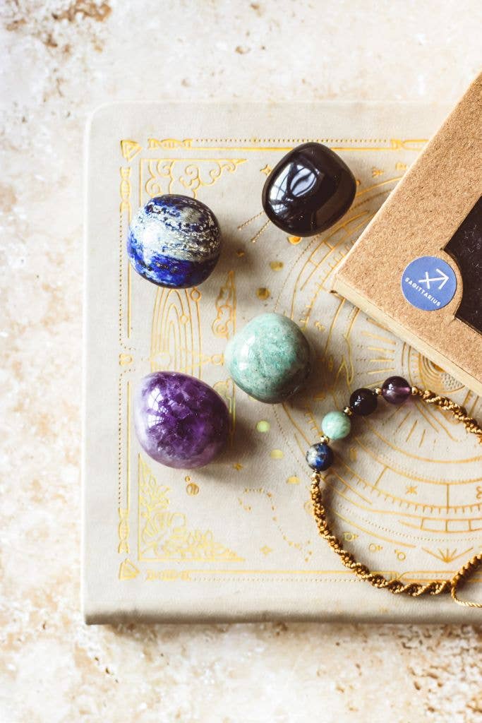 Mindful Living Co. - Wholesale Spiritual Stone/Crystal - Zodiac Crystal & Bracelet Gift Set 10