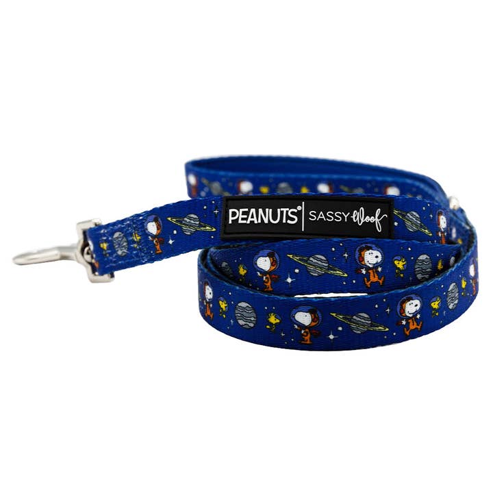 Dog Leash - Peanuts™ Snoopy in Space for wholesale by SASSY WOOF