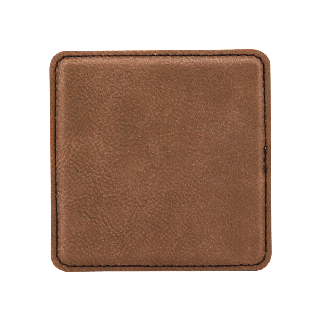 The Rural Home - Wholesale Coasters - 4" Square Life Better at the Lake House Faux Leather Coaster0