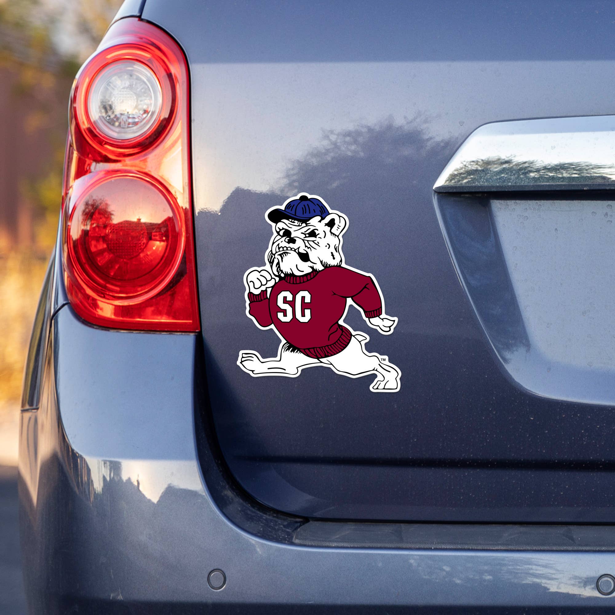 Rico Industries - Vente Breloque décorative pour voiture – unisexe - Autocollant découpé moyen NCAA South Carolina State Bulldogs1