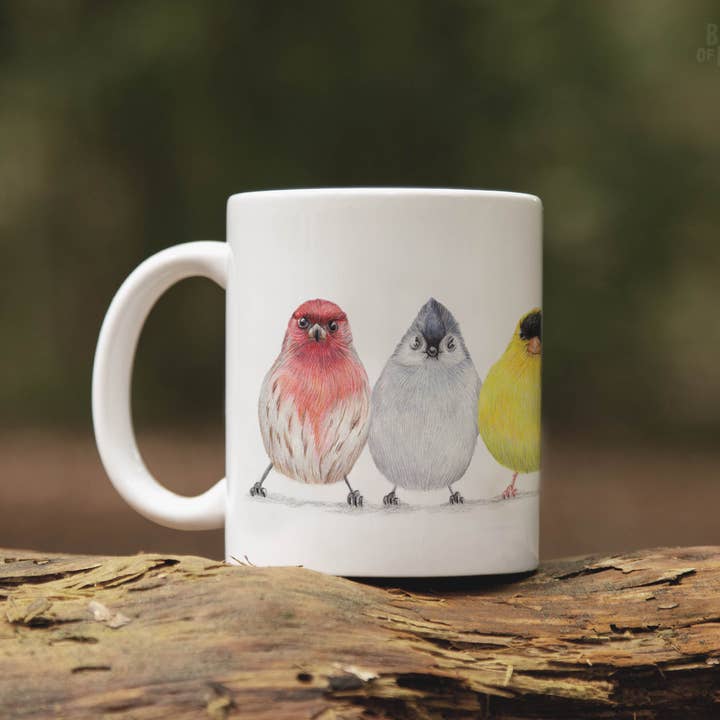 Beast of Paradise - Wholesale Coffee/Tea Cup - Ceramic Mug, North American Birds, Funny Mugs, Animal Mug5