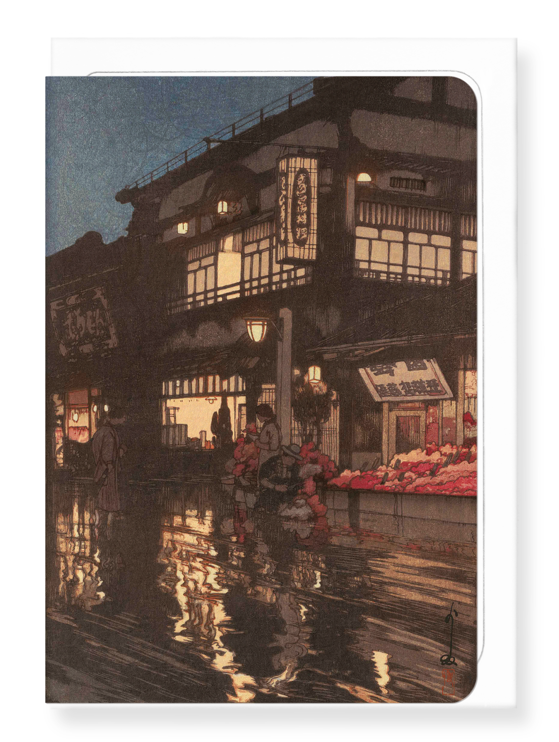 Ezen Trade – wholesale Everyday greeting card – KAGURAZAKA STREET (1929): Japanese Greeting Card0
