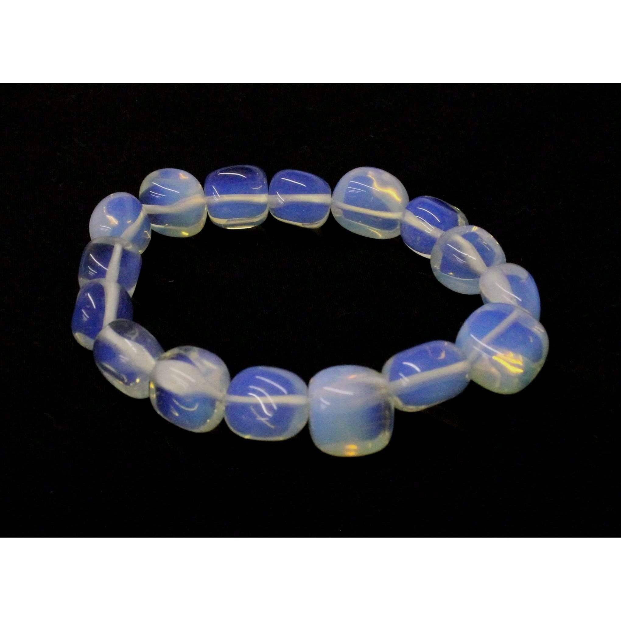 The Psychic Tree - Wholesale Beaded Bracelet - Opalite Tumblestone Bracelet0