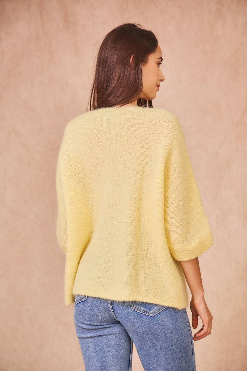 Calie Paris - Venta al por mayor Jersey de punto - Mujer - Suéter elegante de mohair kid23