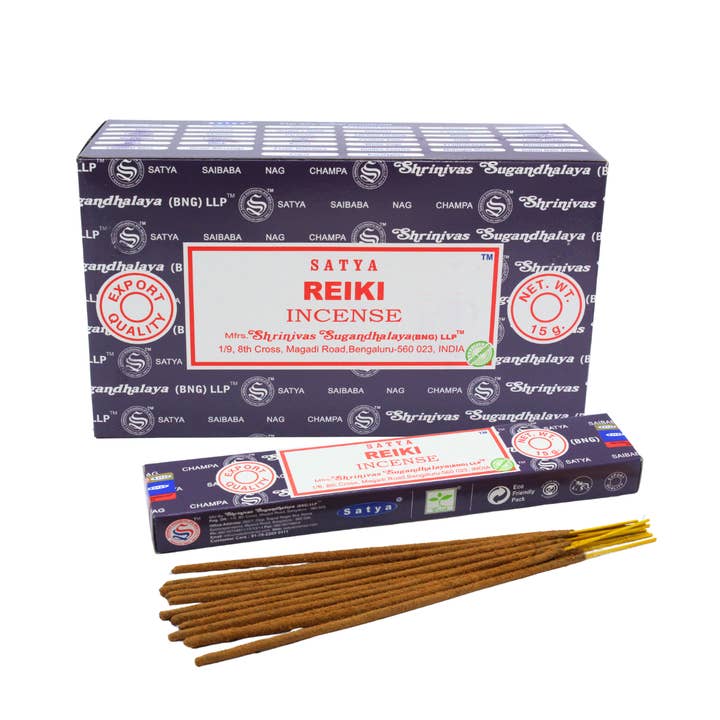 Satya Reiki Räucherstäbchen 15 Gramm für den Großhandel von Eastern Trading