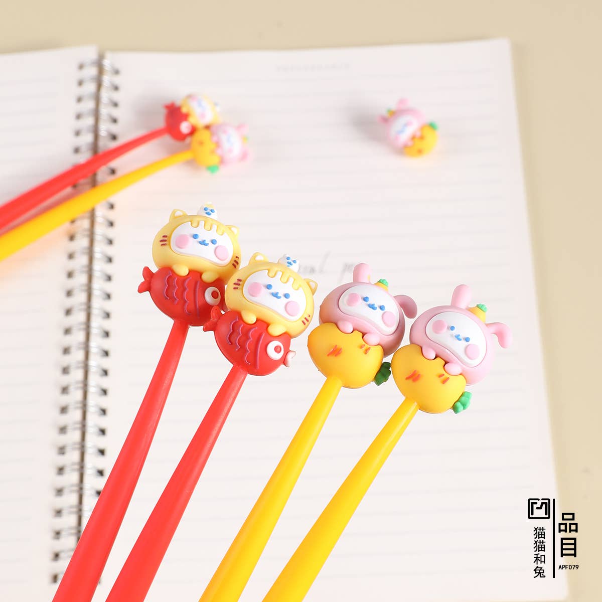 BCmini - Vente Stylos - 22693 Stylo Gel Chat & Poisson-4810