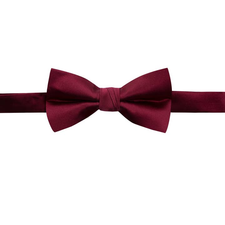 Men's Solid Color Satin Microfiber Bow Tie (STYLE:1813) for wholesale by Spring Notion