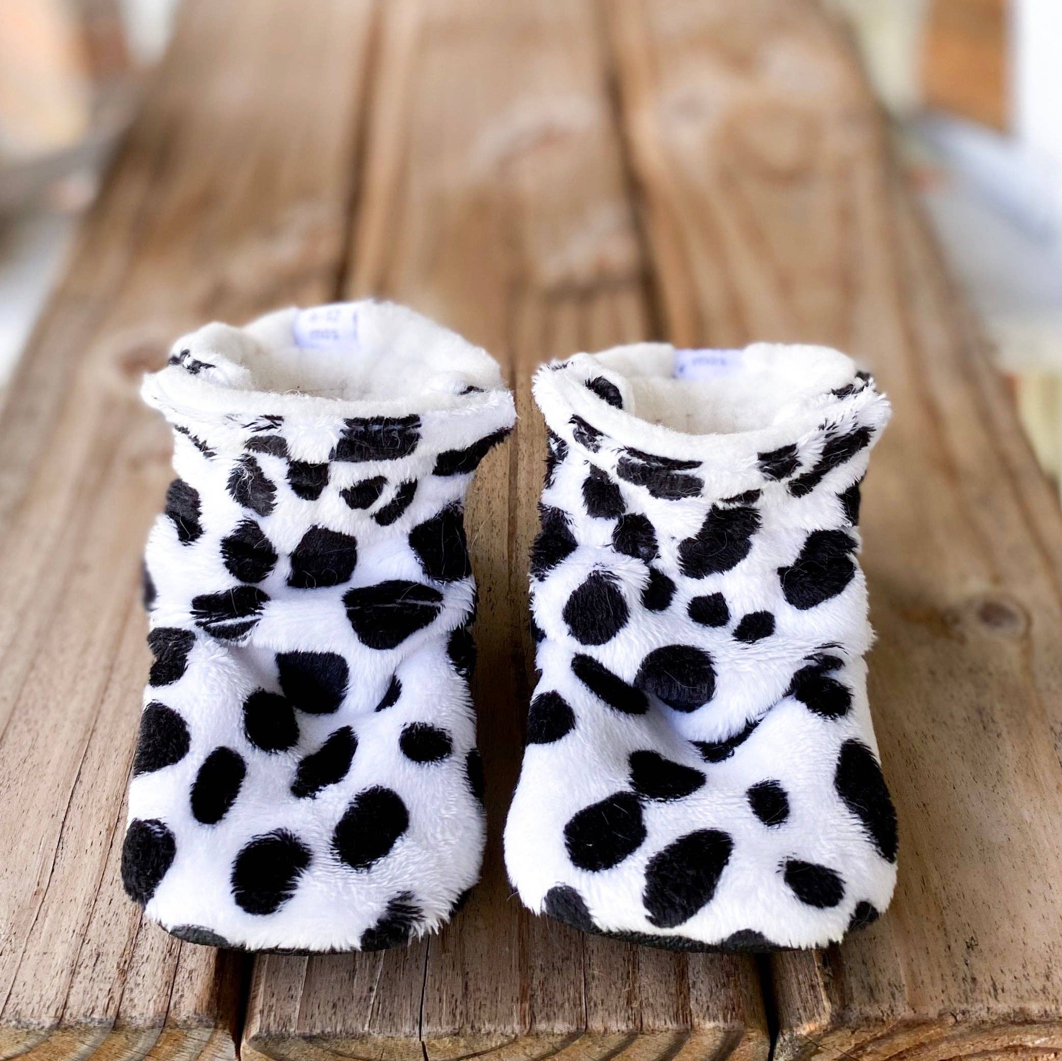 Avalynn Minky Booties for wholesale by Kalin Marie
