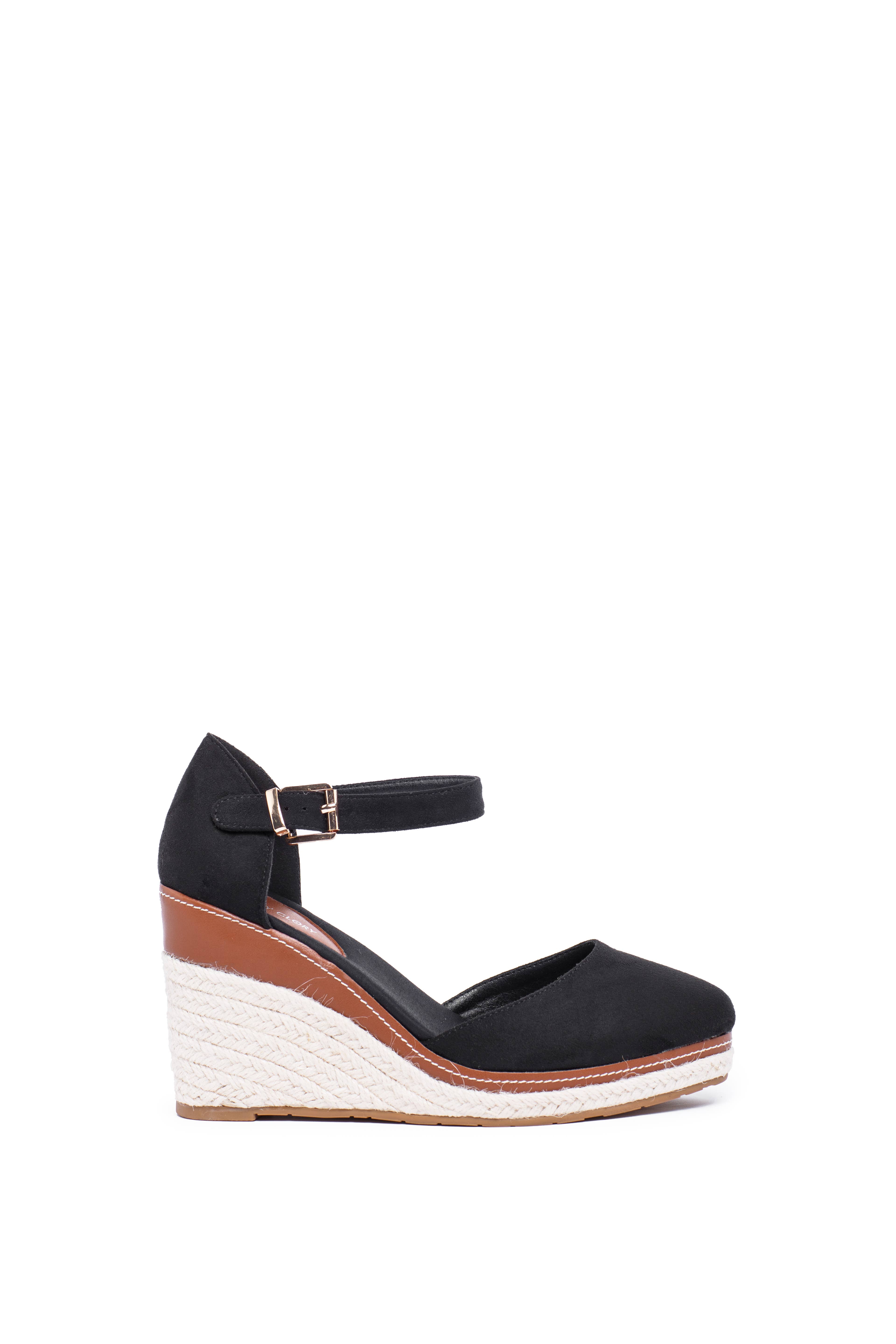LADY GLORY - Wholesale Wedges - Women's - Wedge espadrille sandals in suede23