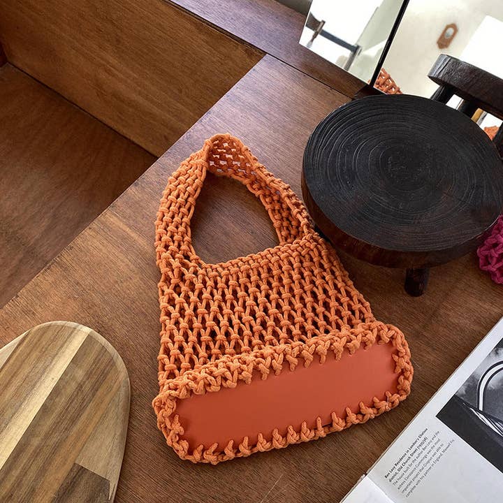 Dipped Shop - Vendita all'ingrosso Borsa tote - Donna - Colore solido semplice giallo fuori DPWB1816