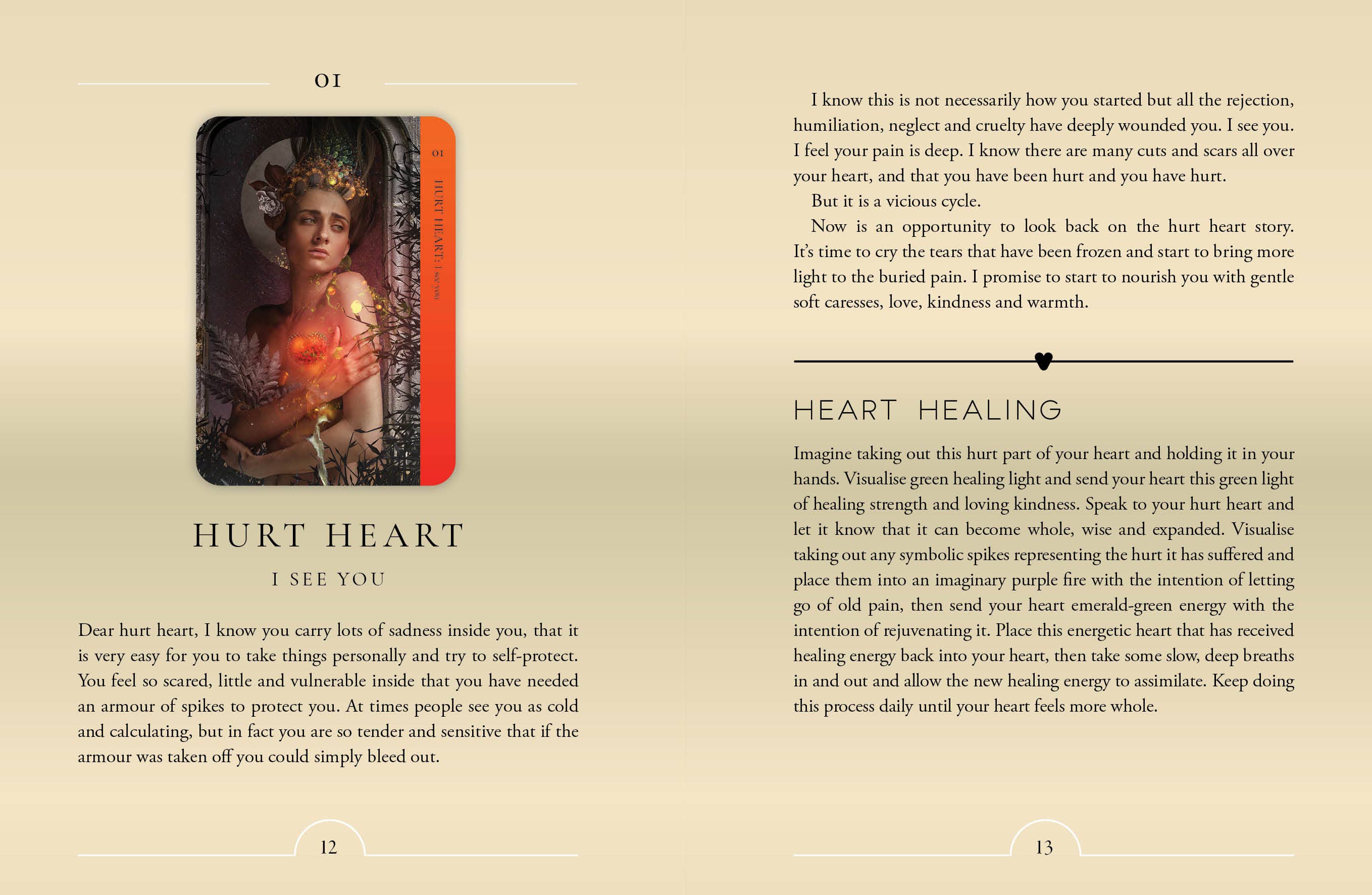ROCKPOOL PUBLISHING - Wholesale Tarot cards - Healing Heart Oracle: 36 Gilded Cards & 96 Page Guidebook4