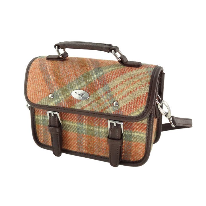 Glen Appin Of Scotland – Engroshandel Skuldertaske – Kvinder – LB1230 Harris Tweed 'Bervie' Mini Skuldertaske28