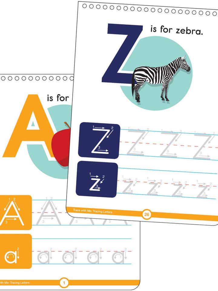 Tablette Trace with Me Tracing Letters pour la vente par Carson Dellosa Education