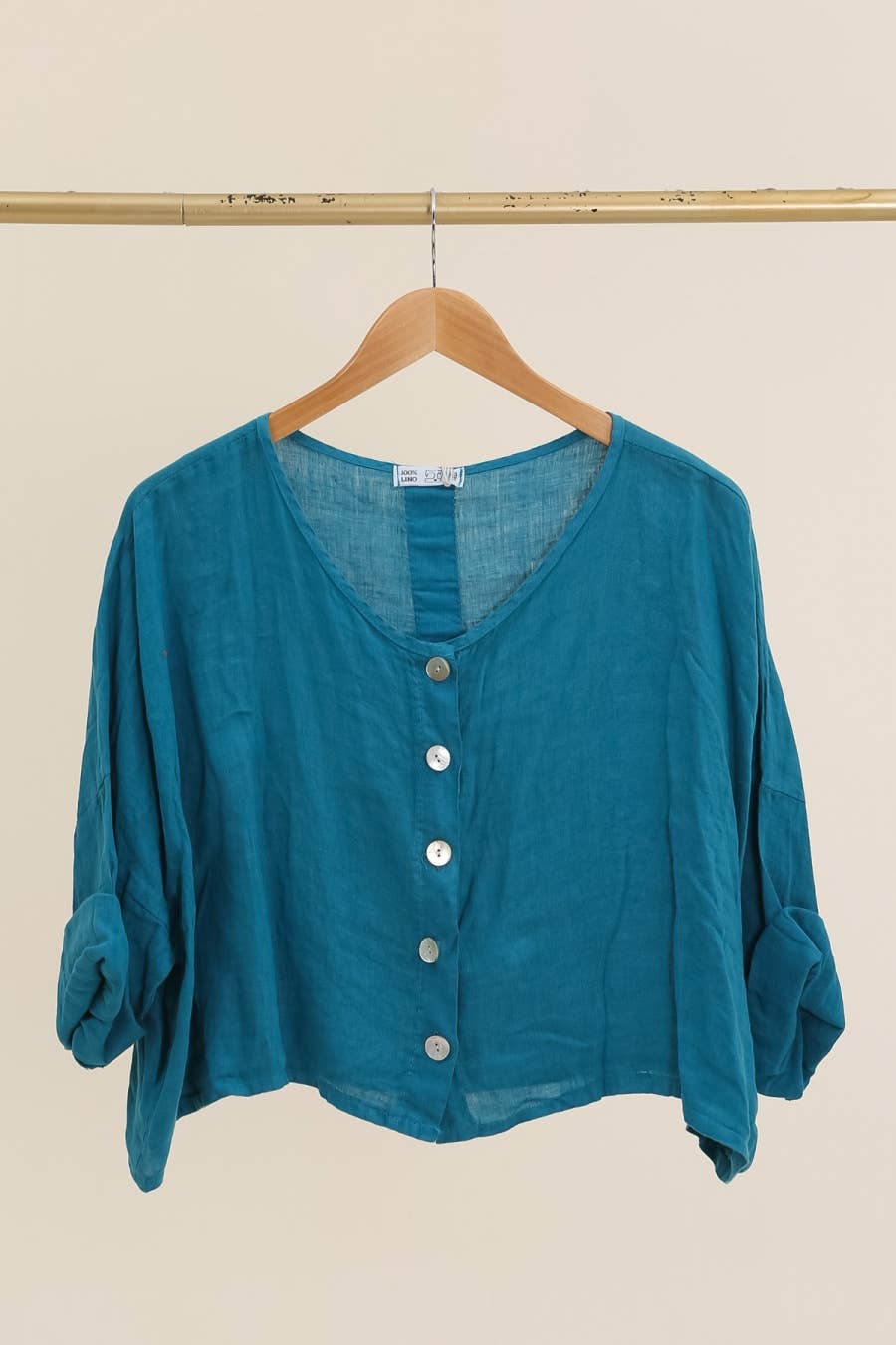 la maison des fibres naturelles - Wholesale Jacket - Women's - 3/4 sleeve linen jacket 906 100% linen25