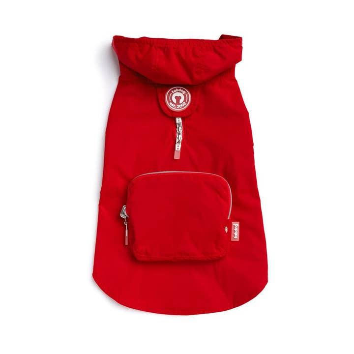 Red Raincoat for wholesale by fabdog