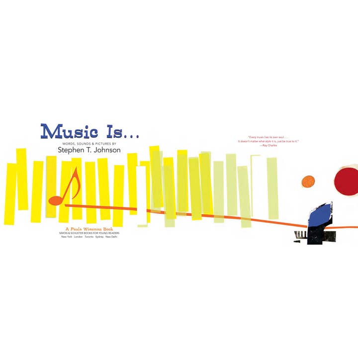 Simon & Schuster - Wholesale Preschool Book (3-5) - Music Is . . . by Stephen T. Johnson2