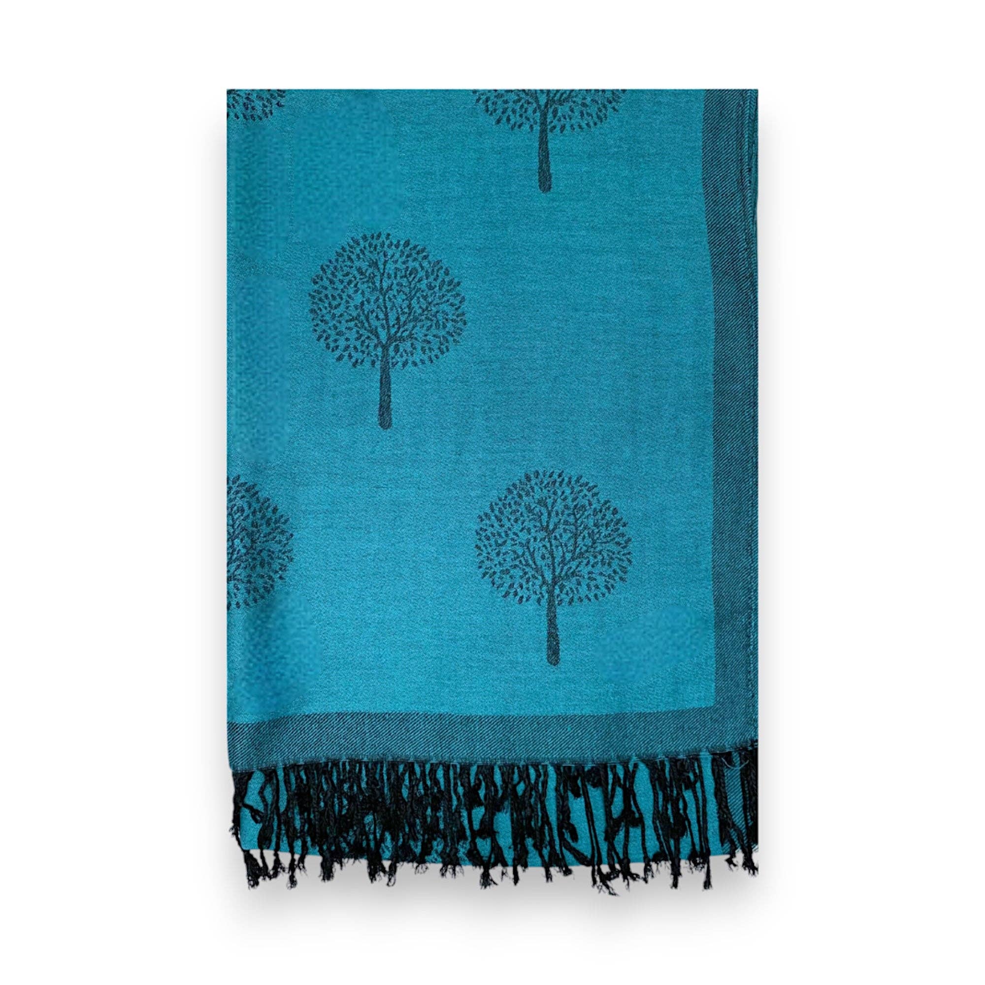 Lili Scarves (US Duty Free) – wholesale Scarf – Women's – Reversible Tree Print Pashmina Scarf10