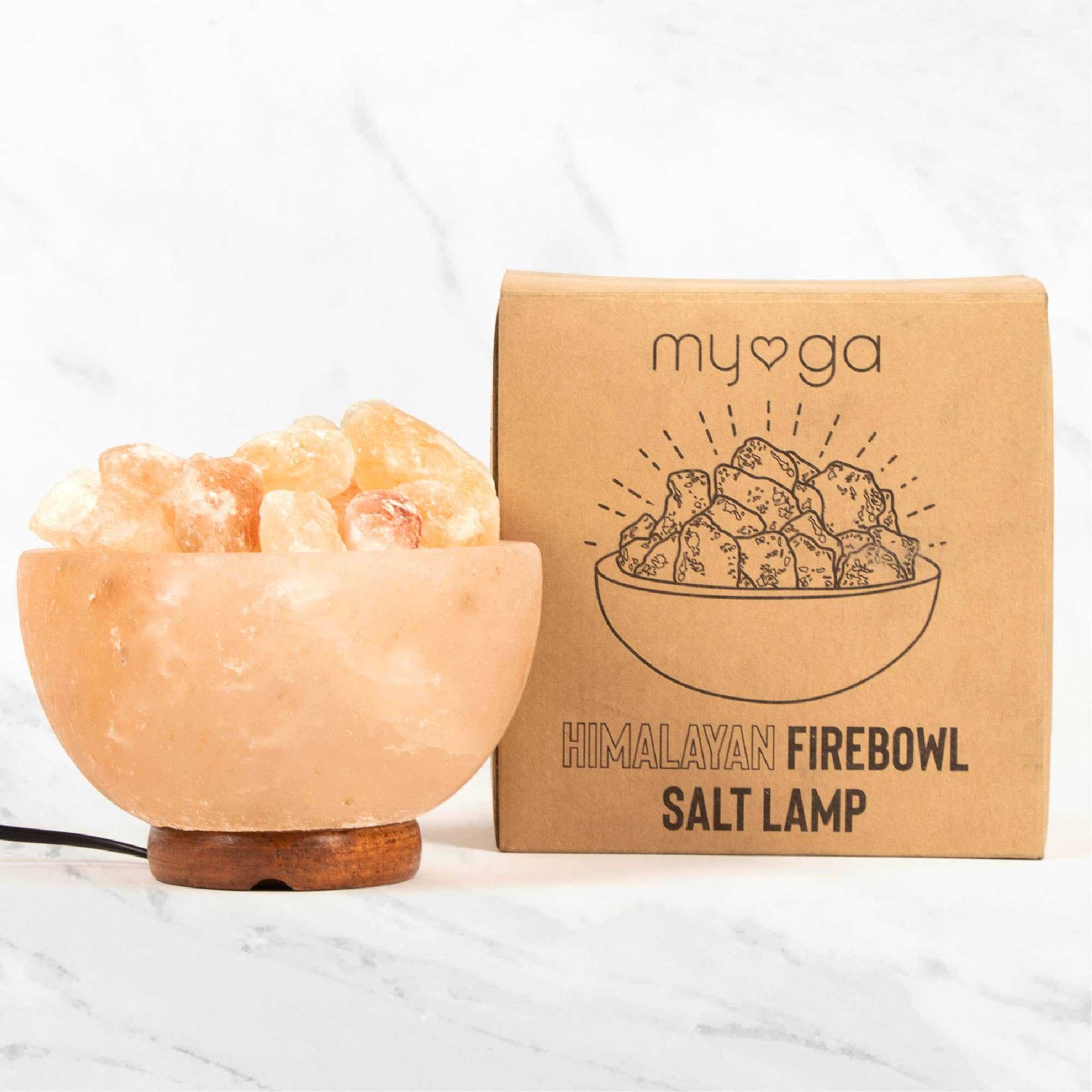 Myga – wholesale Saltlampa – Myga Eldskåls-lampan av Himalayasalt 3–5 kg1