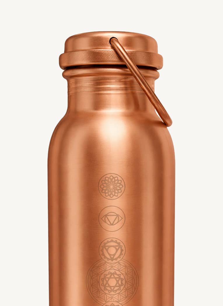 Shakti Warrior - Wholesale Water Bottle - Chakra Copper Water Bottle1