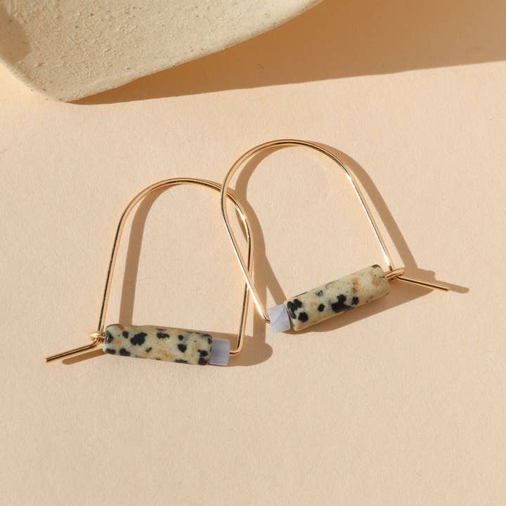 Dalmatian Jasper Arches I Spring Jewelry for wholesale by Token Jewelry