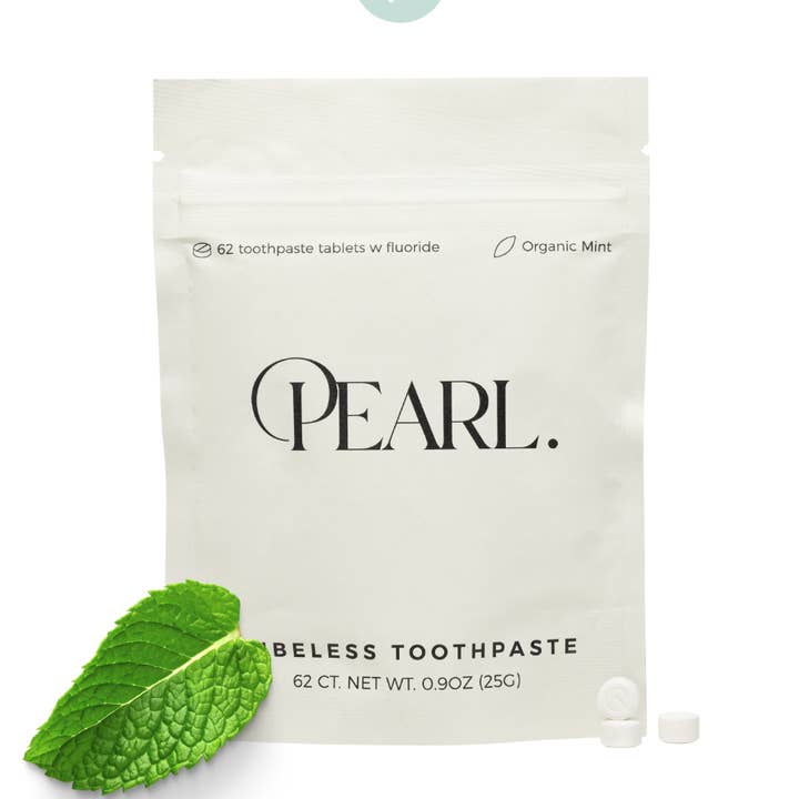 Fluoride Mint Toothpaste Tablets | 62 Tablets | Refill Pouch for wholesale by VIAI Beauty