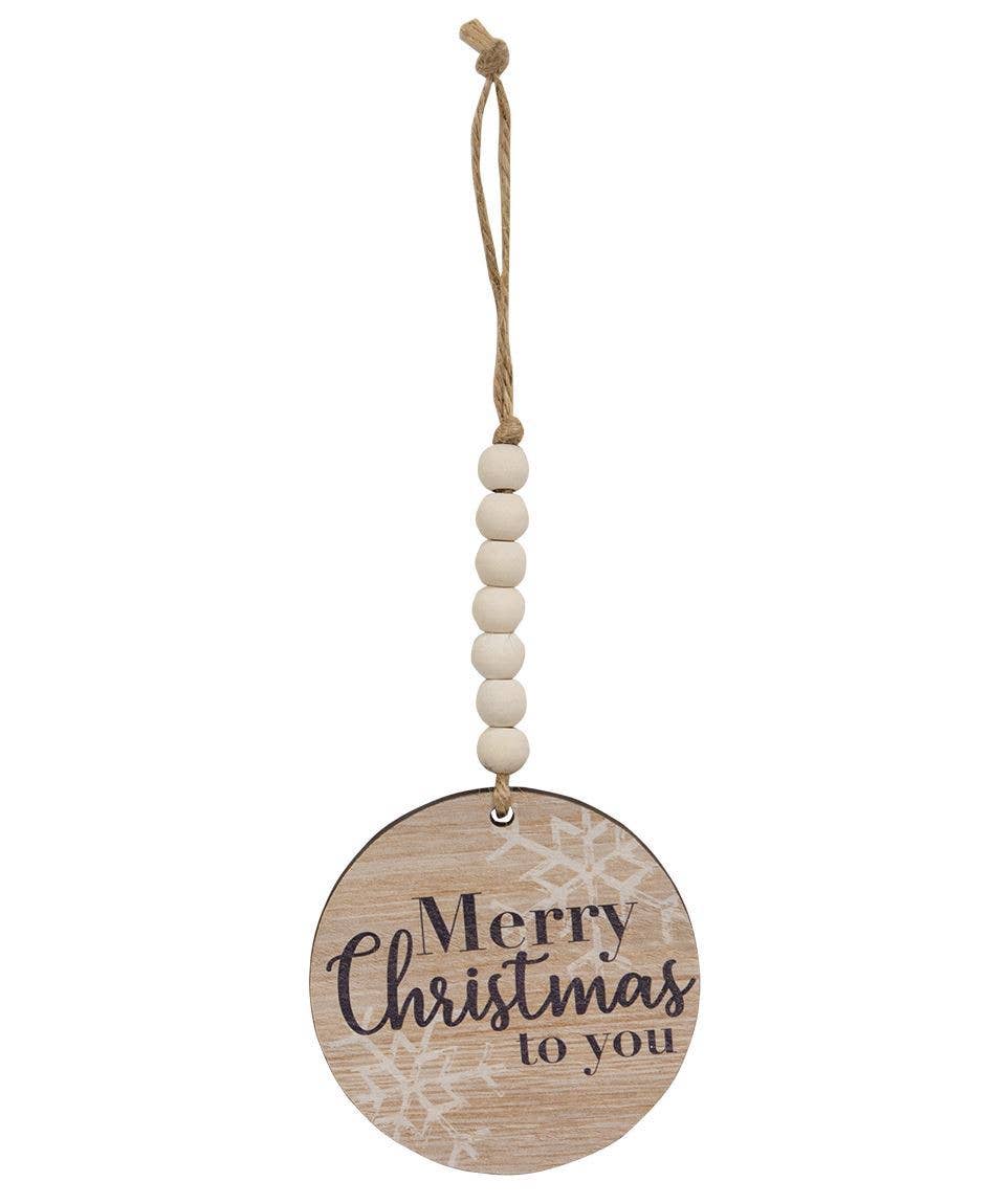 Col House Designs – wholesale Prydnadsset – Pärlstav snöflinga ordstäv julprydnad, 3 diverse2