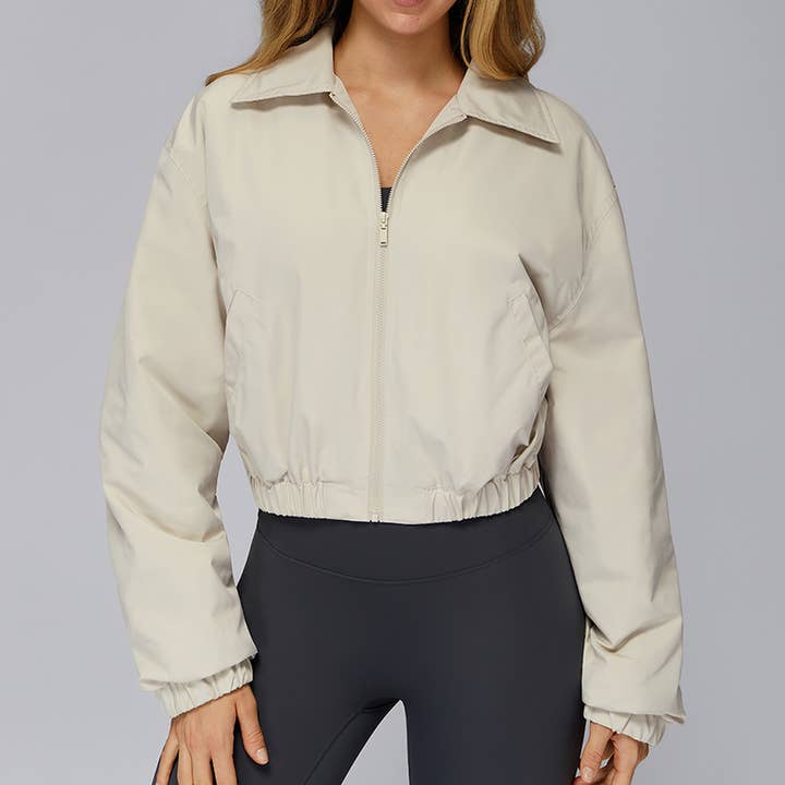 WONDERXFANS - Wholesale Athletic Jacket - Women's - FULL ZIPPER AND LONG SLEEVE OUTDOOR JACKET6