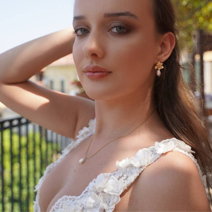 Duestelle Italia - Wholesale Beaded/Pearl Necklace - Snake necklace with freshwater pearl7