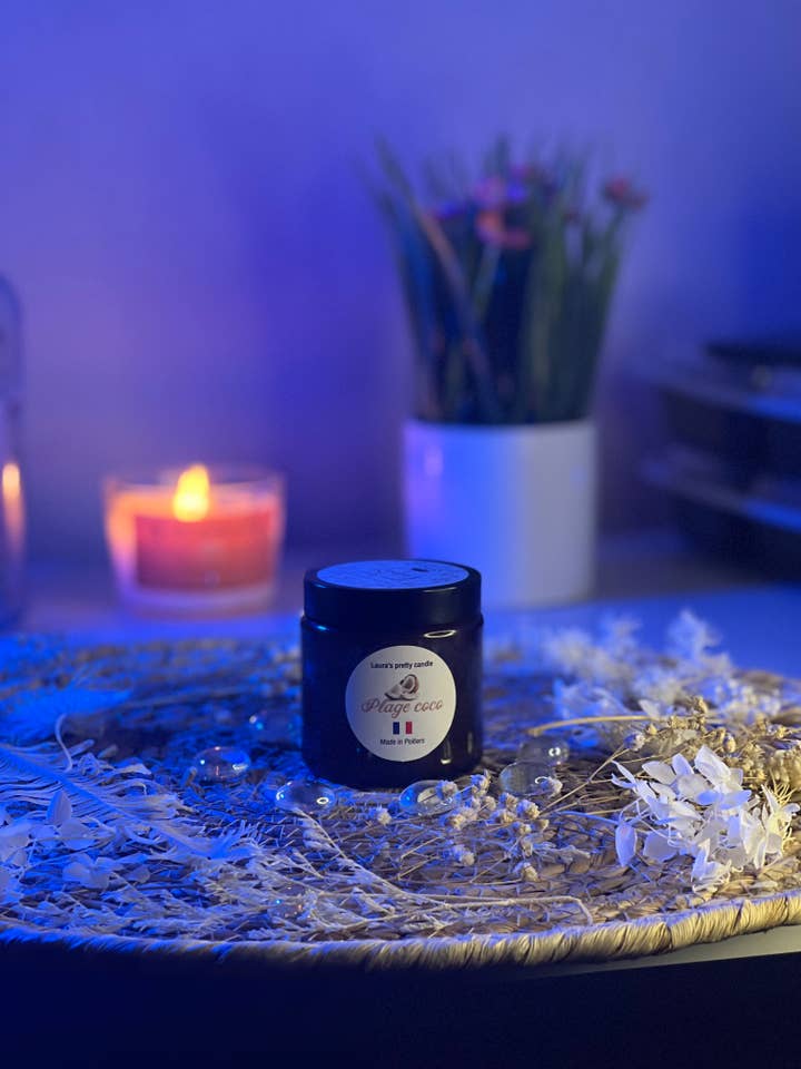 COCO BEACH Bernsteinkerze für den Großhandel von Laura's pretty candle