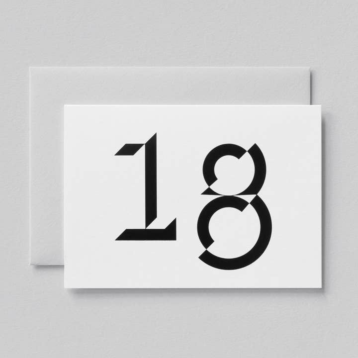 18 - Preto sobre branco por atacado de Jot Paper Co.