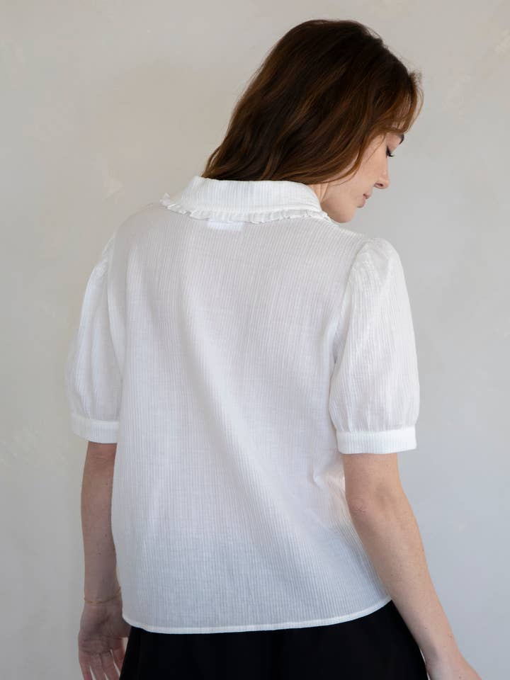 Ivory Lana Blouse for wholesale on Faire