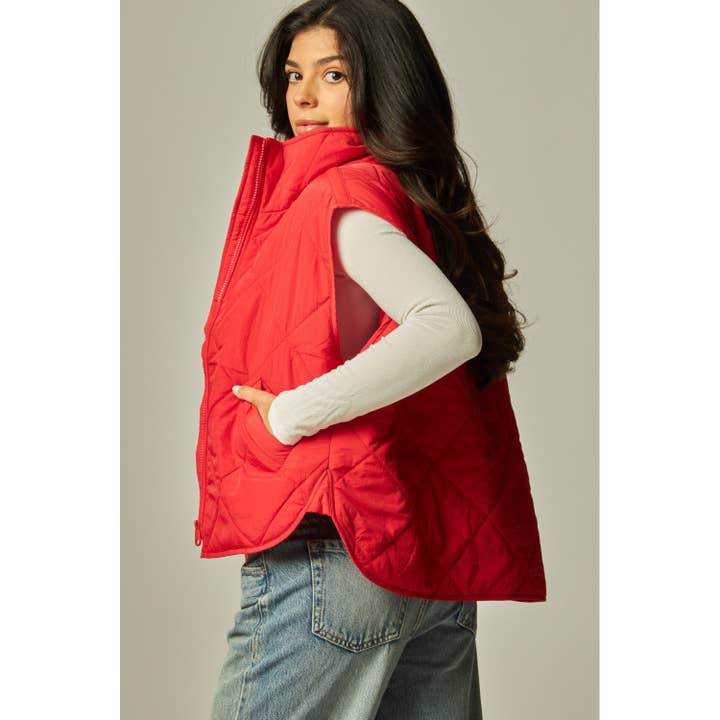 HiteJeans - Wholesale Outerwear Vest - Women's - Oversized Puffer Vest
