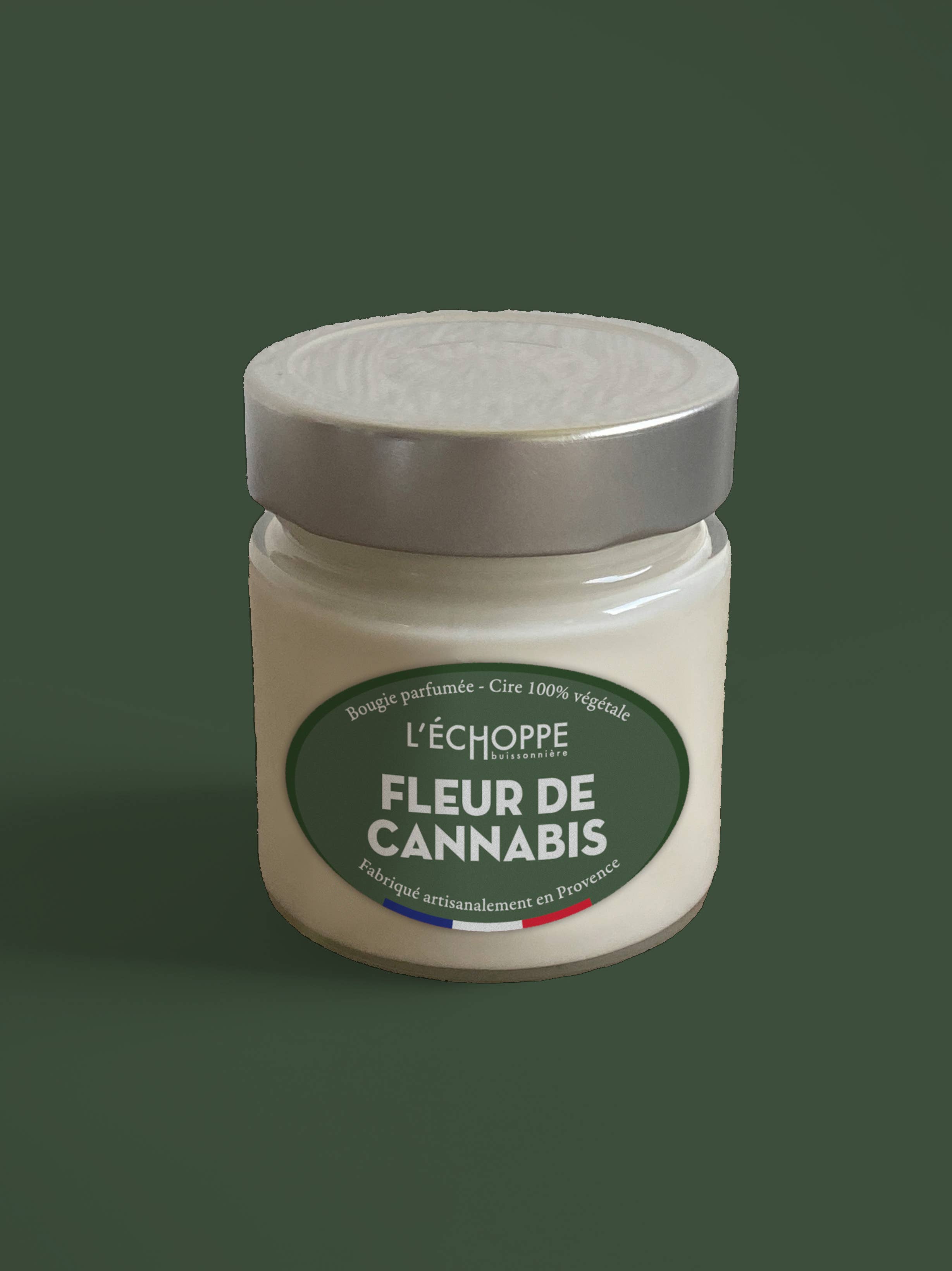 L'Échoppe Buissonnière - Wholesale Jar/Filled Candle - Cannabis Flower - Scented Candle 180g1