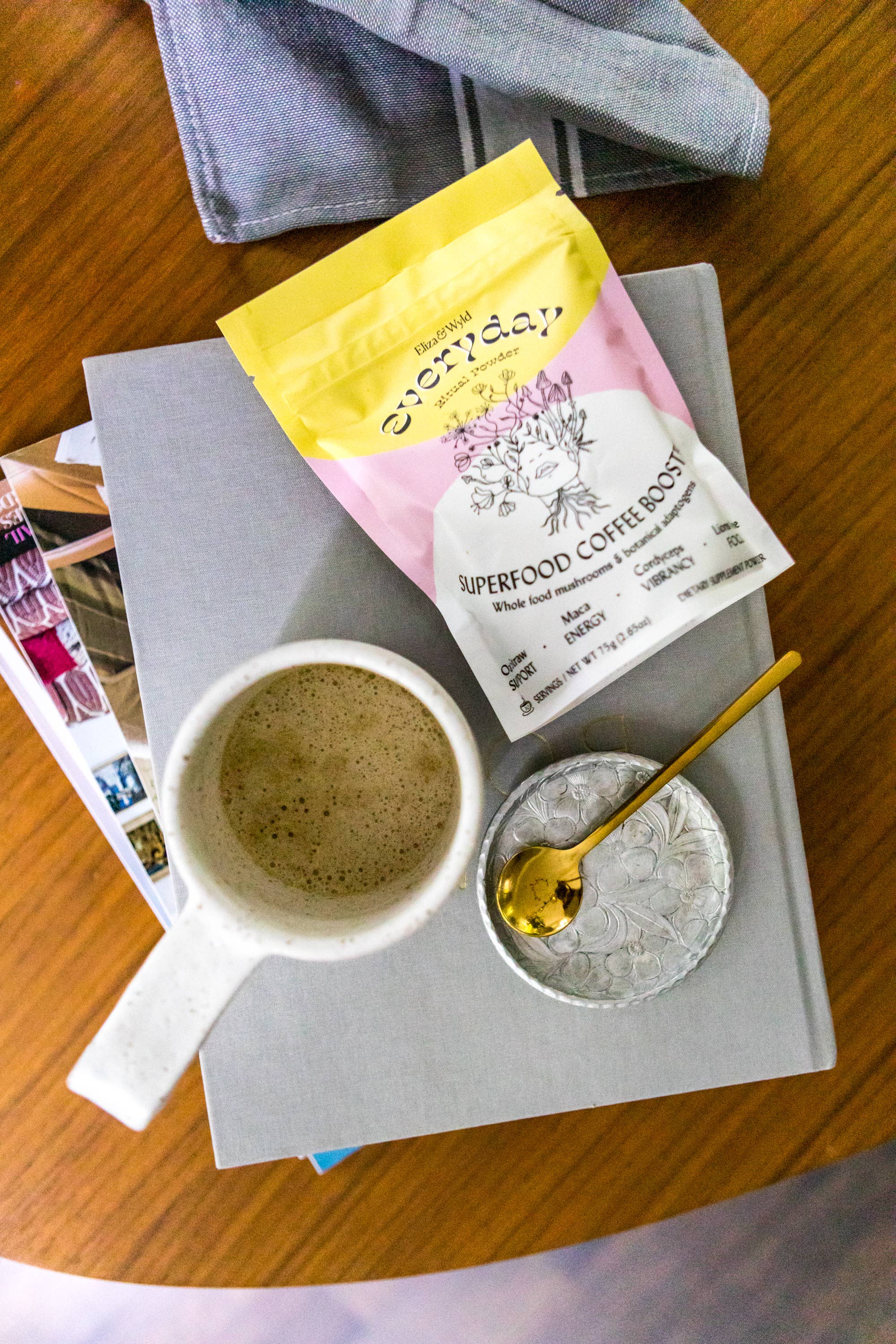 Ritual Powders - Vente Boisson diététique en poudre - Tous les jours | Mélange d'amélioration de café adaptogène aux champignons4