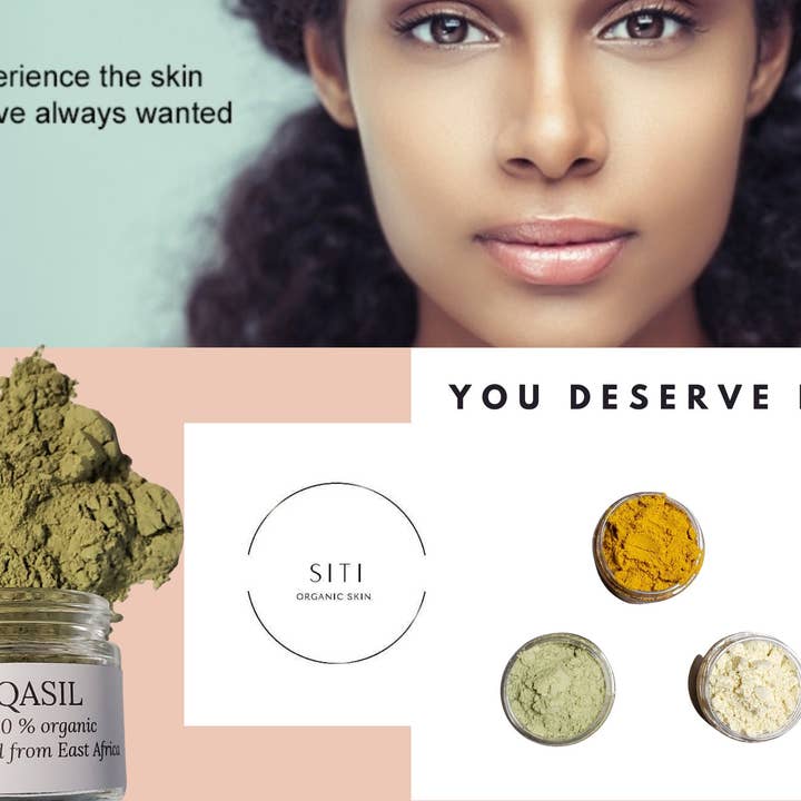 siti Fashion House - Wholesale Skincare Face Mask - 5 Lb | Organic Qasil Facial Mask Powder | Cleanses + Fades Dark Marks + Evens Skin Tone & Texture |7