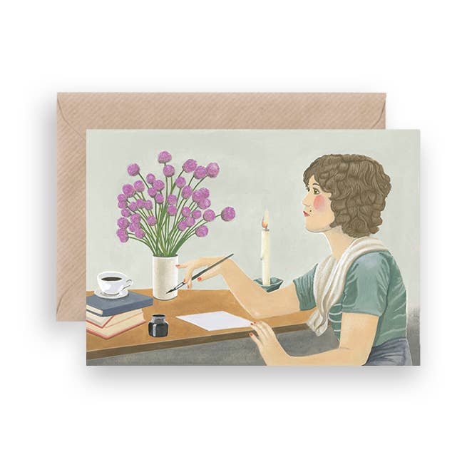 Thinking of you Greeting Card for wholesale by Lykkefund Paper