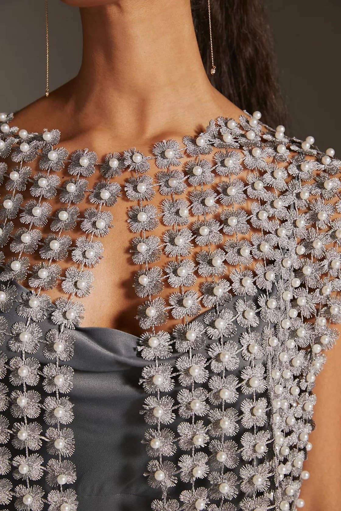 SAACHI - Wholesale Blouse - Women's - Floral Shell Pearl Capelet21