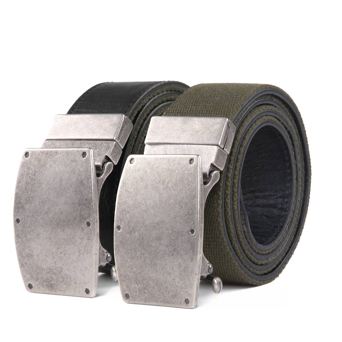 Fabio Valenti – wholesale Belt – Men's – Men's Big & Tall Ratchet Leather Belt Double Style - 2 Sides0