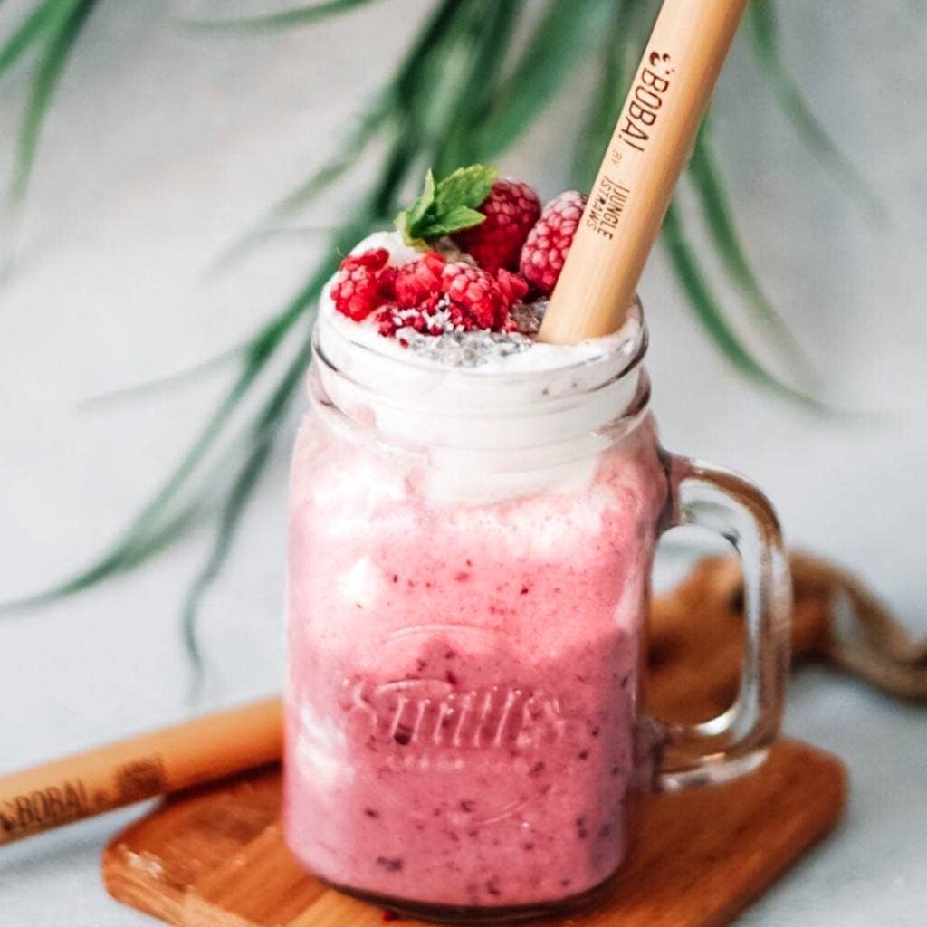 Jungle Culture - Vente Paille - Pailles en bambou pour bubble tea, smoothies, personnalisables3